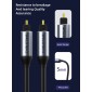 CABLETIME καλώδιο ήχου Toslink CT-AV380-P04GN, gold plated, 5mm, 5m, μαύρο