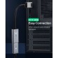 CABLETIME αντάπτορας DisplayPort σε HDMI CT-AV589-P02G4K60, 4K/60Hz, γκρι