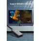 CABLETIME αντάπτορας DisplayPort σε HDMI CT-AV589-P02G4K60, 4K/60Hz, γκρι