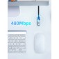 CABLETIME καλώδιο προέκτασης USB 2.0 CT-AMAF2.0, 480Mbps, 1.5m, μαύρο