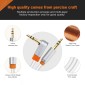 CABLETIME καλώδιο ήχου 3.5mm CT-AV311-P11RG, γωνιακό, gold plated, 3m, λευκό