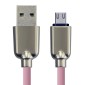 CABLETIME καλώδιο micro USB σε USB CT-PE32-ZFMC, 2A, 480Mbps, 1m, ροζ