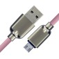 CABLETIME καλώδιο micro USB σε USB CT-PE32-ZFMC, 2A, 480Mbps, 1m, ροζ