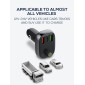 LDNIO FM transmitter & φορτιστής C704Q, USB-C/2x USB, 36W, Bluetooth, μαύρο