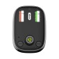 LDNIO FM transmitter & φορτιστής C704Q, USB-C/2x USB, 36W, Bluetooth, μαύρο