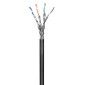GOOBAY καλώδιο δικτύου 57197, CAT 6 S/FTP (PiMF), CCA, 100m, μαύρο