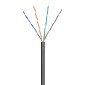 GOOBAY καλώδιο δικτύου 57198, CAT 5e U/UTP, CCA, έως 40m, 100m, μαύρο
