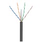 GOOBAY καλώδιο δικτύου 57293, CAT 6 U/UTP, CCA, 100m, μαύρο