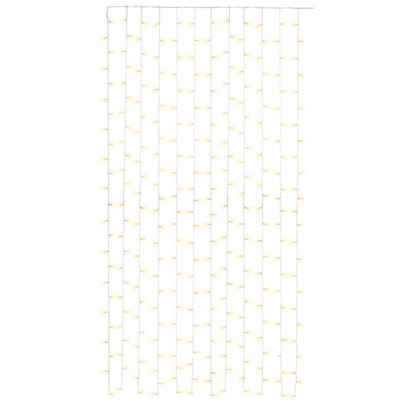 GOOBAY LED λαμπάκια κουρτίνα 57943, 3000K, 4.1m, IP44, USB, 300 LED