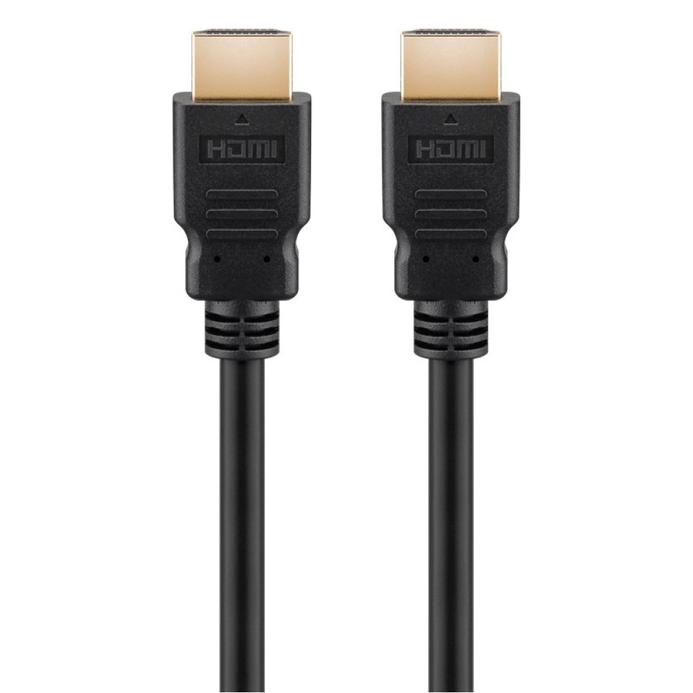 GOOBAY καλώδιο HDMI 2.1 58267 certified, ARC 8K/60Hz 48Gbps, 0.5m, μαύρο