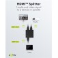 GOOBAY HDMI splitter 58480, 2 σε 1, 4K/30Hz, μαύρο