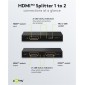 GOOBAY HDMI splitter 58480, 2 σε 1, 4K/30Hz, μαύρο