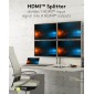 GOOBAY HDMI splitter 58482, 1-in σε 4-out, 4K/30Hz, μαύρο