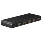 GOOBAY HDMI splitter 58482, 1-in σε 4-out, 4K/30Hz, μαύρο