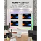 GOOBAY HDMI splitter 58483, 1-in σε 4-out, 4K/60Hz, μαύρο