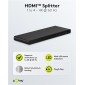 GOOBAY HDMI splitter 58483, 1-in σε 4-out, 4K/60Hz, μαύρο