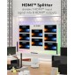 GOOBAY HDMI splitter 58484, 1-in σε 8-out, 4K/60Hz, μαύρο