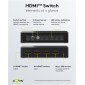 GOOBAY HDMI switch 58489, 4-in σε 1-out, 4K/60Hz, μαύρο