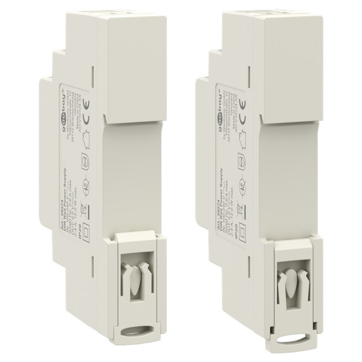 GOOBAY τροφοδοτικό 59574 για DIN rail, 5V/2.4A, 12W, IP20