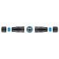 GOOBAY αδιάβροχος σύνδεσμος RJ45 Cat 6A 59582, IP68, μαύρος