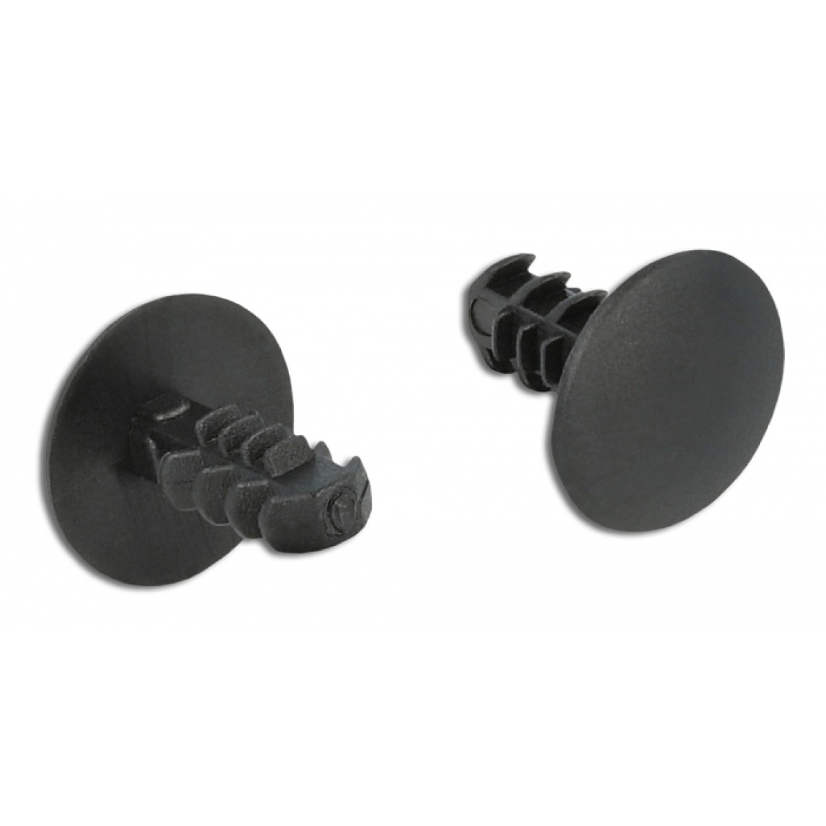 DELOCK Πλαστική τάπα 60188 για κάλυψη οπών, 8.7x9.6mm, μαύρη, 10τμχ