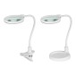 GOOBAY μεγεθυντικός φακός 60359 με κλιπ & βάση, LED, 3 διόπτρες, λευκός