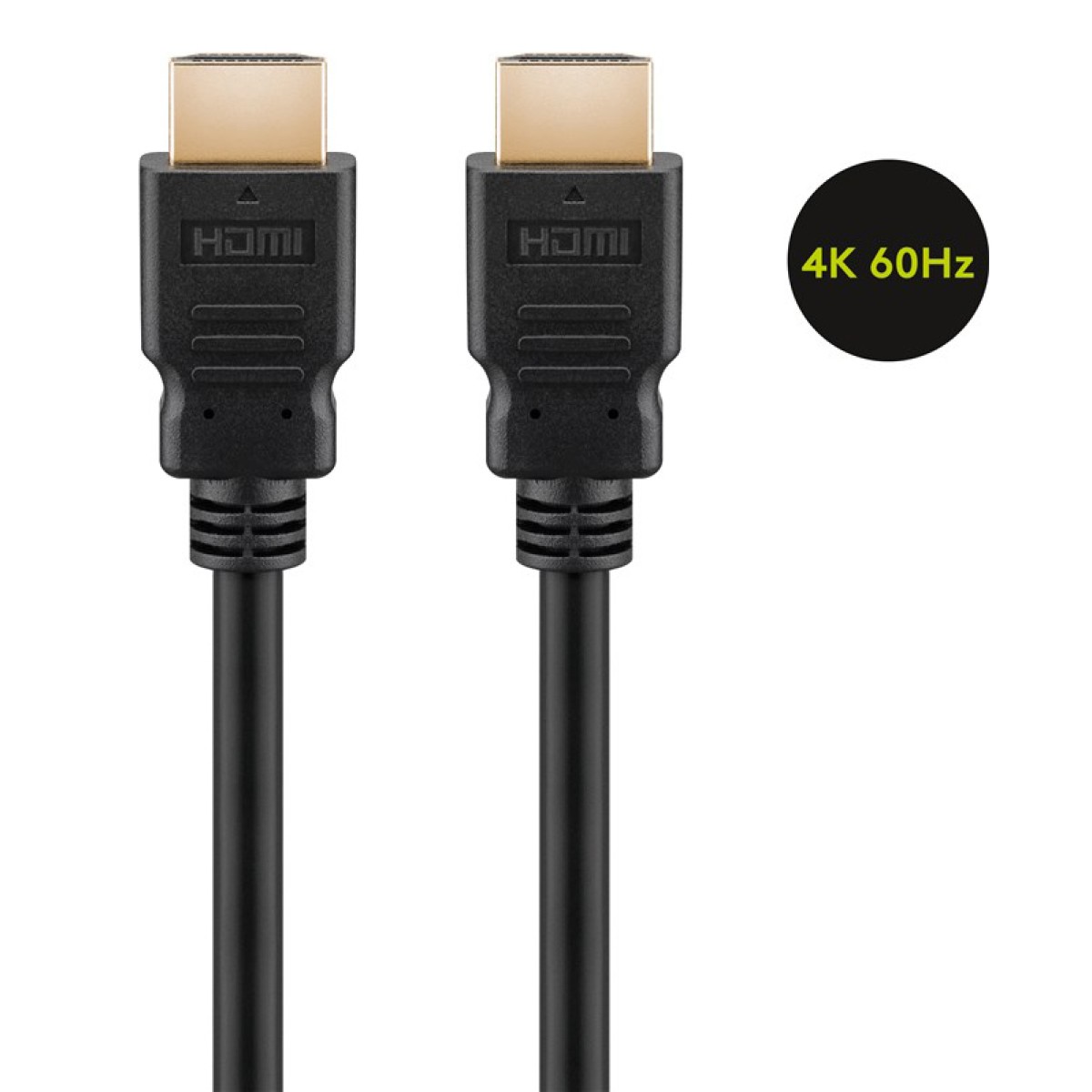 GOOBAY καλώδιο HDMI 2.0 60626, Ethernet, 4K/60Hz, 10.2Gbps, 10m, μαύρο