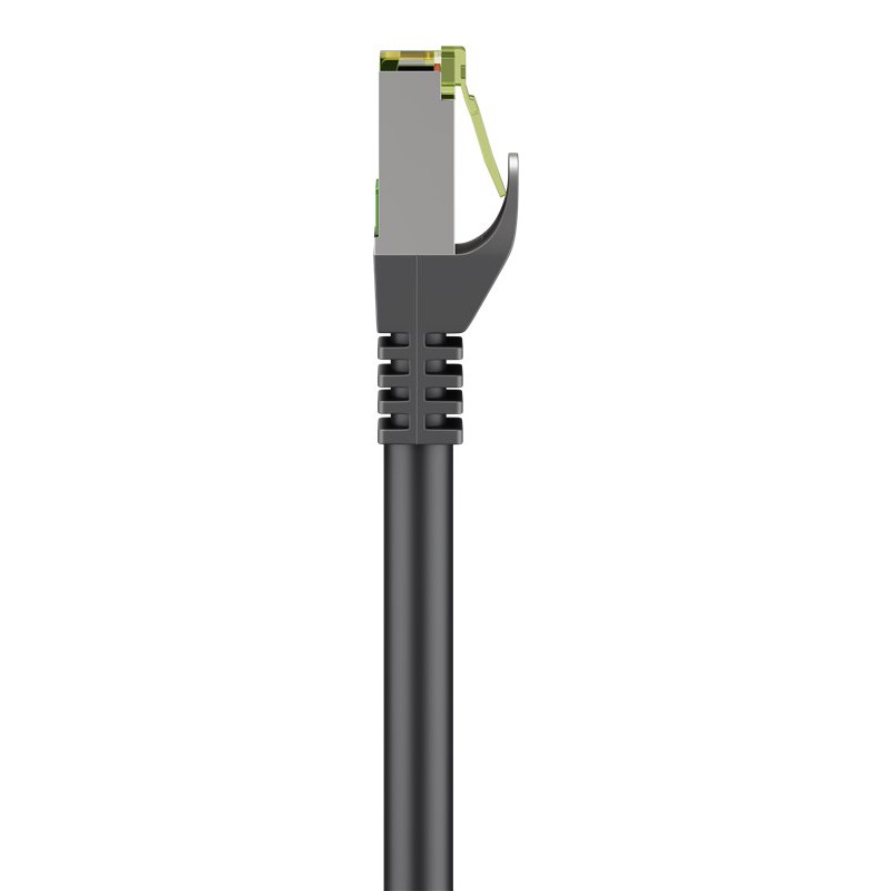 GOOBAY καλώδιο δικτύου 61091, CAT 8.1 S/FTP, copper, GHMT, 0.25m, μαύρο