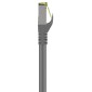 GOOBAY καλώδιο δικτύου 61121, CAT 8.1 S/FTP, copper, LSZH, 15m, γκρι
