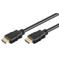 GOOBAY καλώδιο HDMI 2.0 61158 με Ethernet, 4K/60Hz 18Gbps, 1.5m, μαύρο