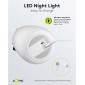GOOBAY LED φωτιστικό νυκτός πολική αρκούδα 61647, RGB, επαναφορτιζόμενο, λευκό