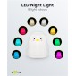 GOOBAY LED φωτιστικό νυκτός πιγκουίνος 61648, RGB, επαναφορτιζόμενο, λευκό