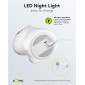 GOOBAY LED φωτιστικό νυκτός μονόκερος 61649, RGB, επαναφορτιζόμενο, λευκό