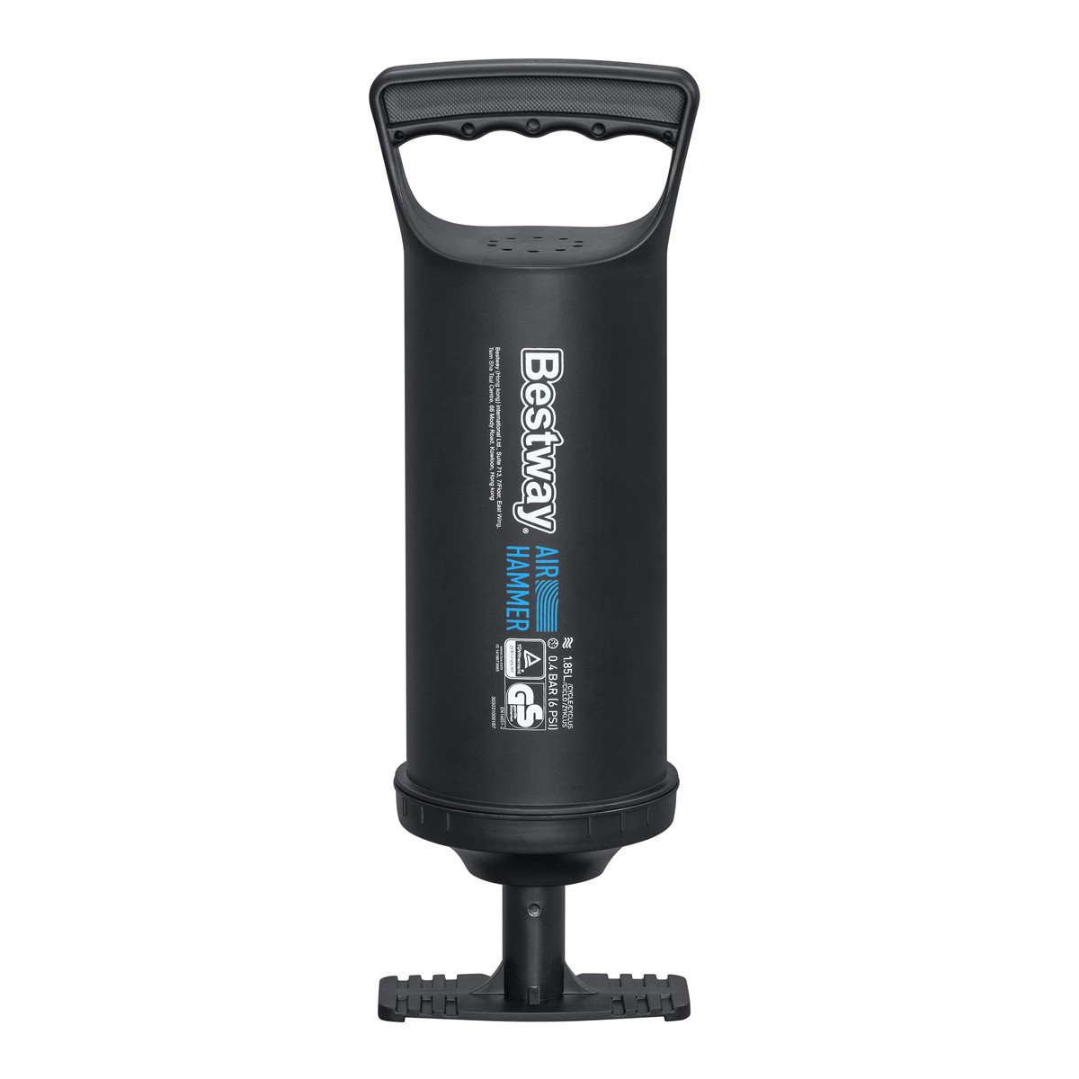 BESTWAY τρόμπα χειρός 62003, 1.85lt, 6PSI, μαύρη