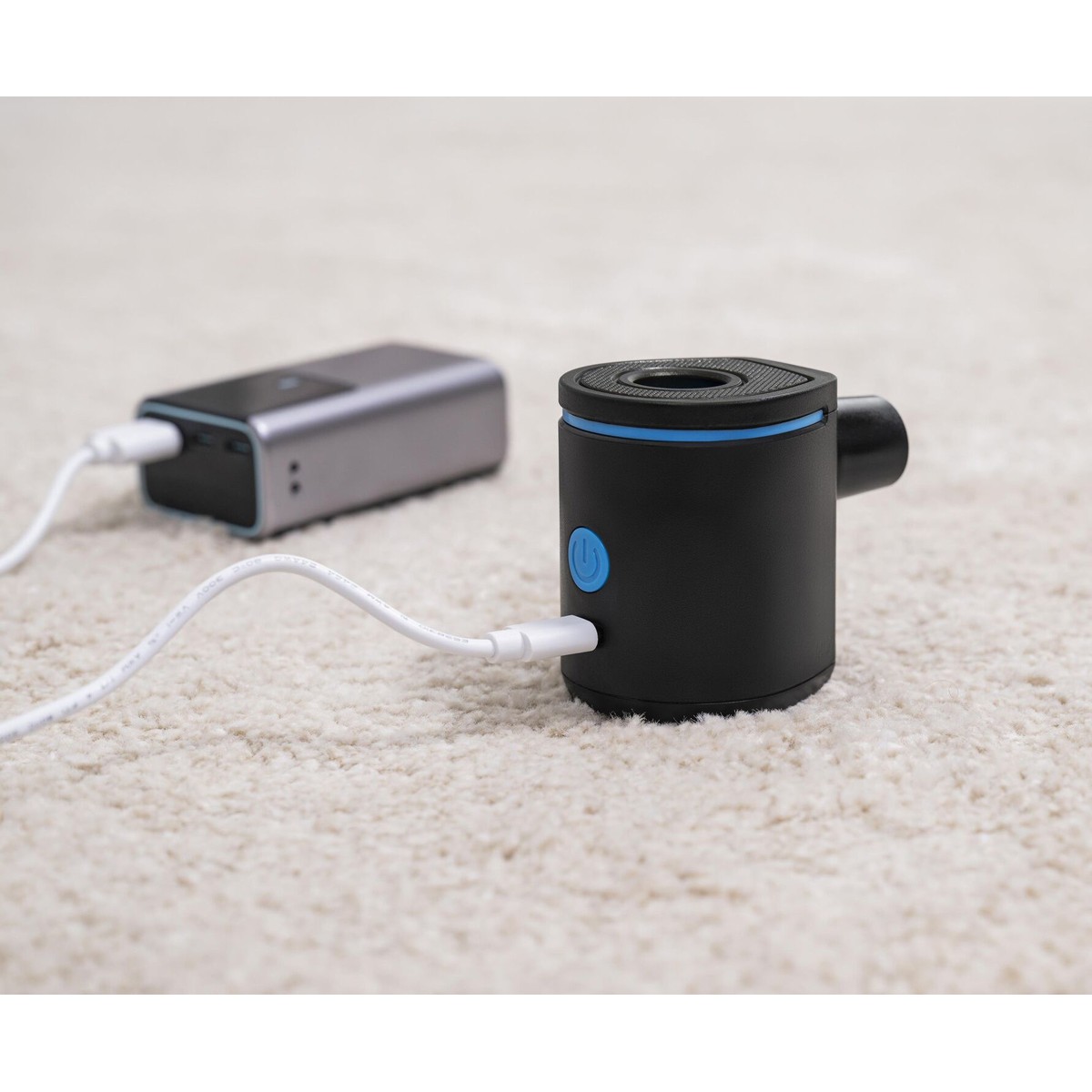BESTWAY μίνι ηλεκτρική τρόμπα 62289, 90lt, 0.427PSI, USB-C, μαύρη