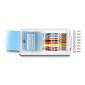 DELOCK καλώδιο serial RS-232 DB9 σε RJ45 63353, 1m, μπλε