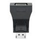 GOOBAY αντάπτορας DisplayPort σε VGA 63489, gold-plated, μαύρος