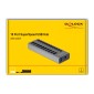 DELOCK USB hub 63670 με διακόπτες, 10x θυρών, 5Gbps, γκρι