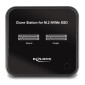 DELOCK docking station για M.2 NVMe SSD 64177, 2 θέσεων, 10Gbps, clone function, μαύρο