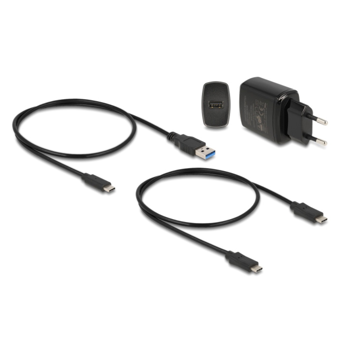 DELOCK docking station για M.2 NVMe SSD 64177, 2 θέσεων, 10Gbps, clone function, μαύρο