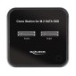 DELOCK docking station 64178, clone function, 2x M.2 SSD, 6Gbps, μαύρο