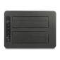 DELOCK docking station 64183 clone function, 2x HDD, CF/SD, 5Gbps, μαύρο