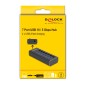 DELOCK USB hub 64326 με διακόπτες, 7x θυρών, 10Gbps, USB/USB-C σύνδεση, μαύρο