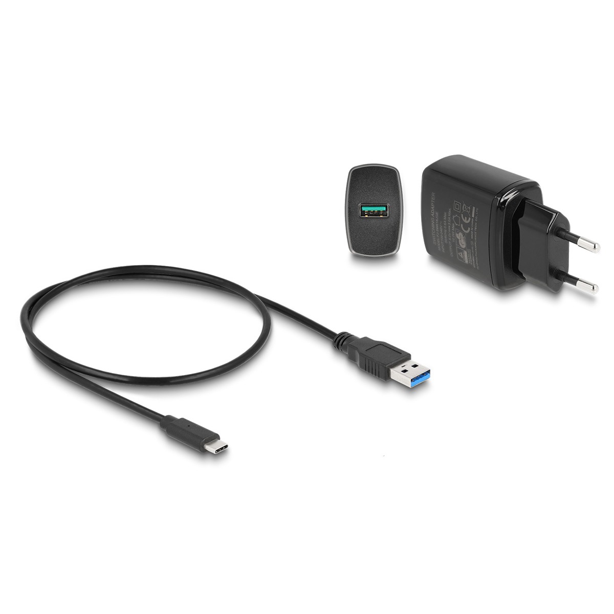 DELOCK docking station για M.2 NVMe PCIe SSD 64364, 2 θέσεων, 20Gbps, clone function, μαύρο