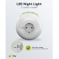 GOOBAY LED φωτιστικό νυκτός 64567, πρίζα schuko, 3 χρώματα φωτός, 6500K