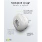 GOOBAY LED φωτιστικό νυκτός 64567, πρίζα schuko, 3 χρώματα φωτός, 6500K