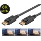 GOOBAY καλώδιο DisplayPort 64797, 8K/60Hz, 32.4Gbps, 1m, μαύρο