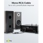 GOOBAY καλώδιο ήχου RCA σε RCA 65298, 5m, μαύρο/ασημί