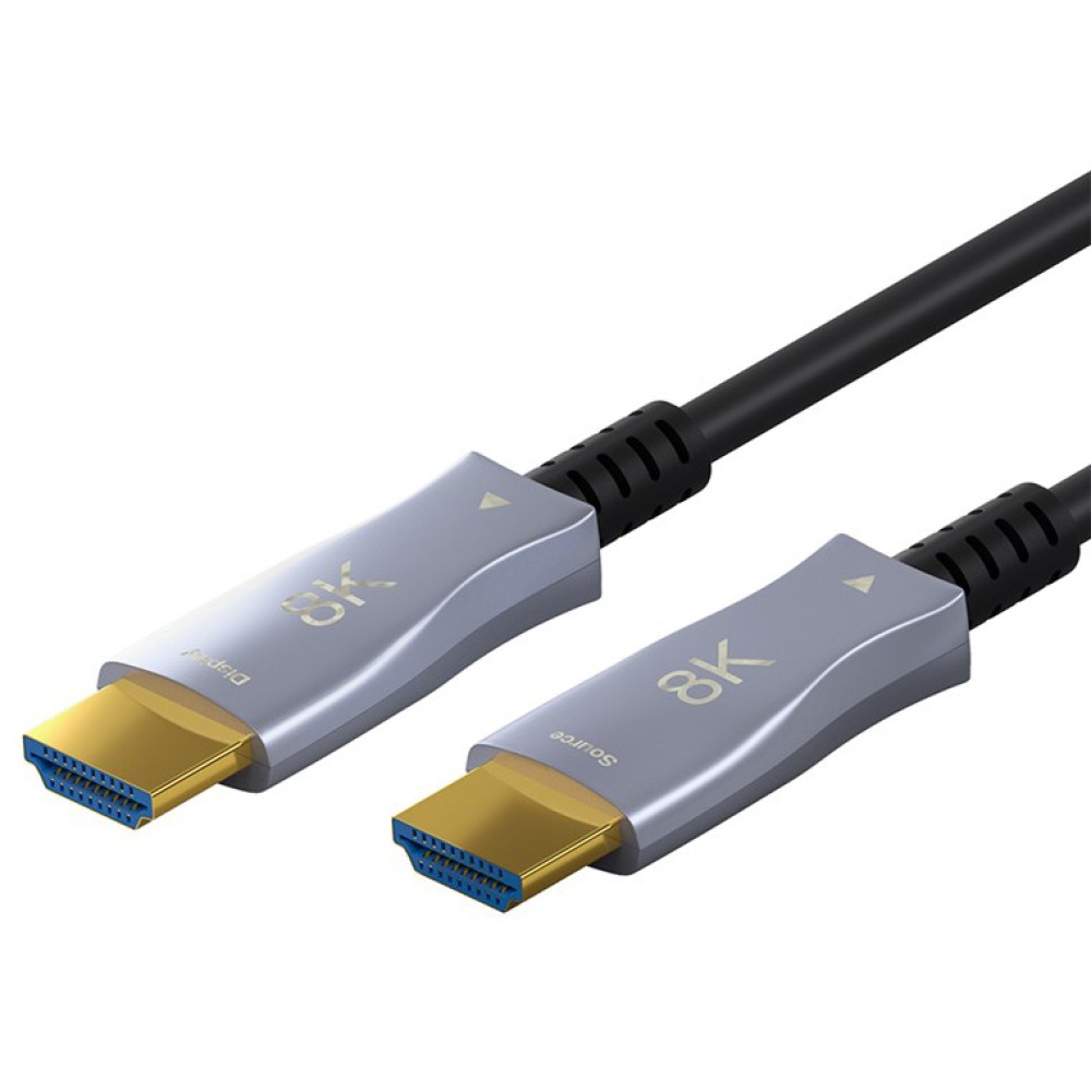 GOOBAY καλώδιο HDMI 2.1 65558 με Ethernet, AOC, 8K/60Hz, 48 Gbps, 10m, μαύρο