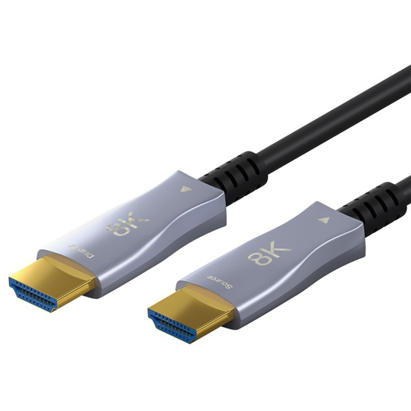 GOOBAY καλώδιο HDMI 2.1 65559 με Ethernet, AOC, 8K/60Hz, 48 Gbps, 20m, μαύρο